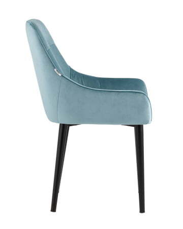 Стул Джоан велюр пыльно-голубой (Стул Джоан пыльно-голубой)