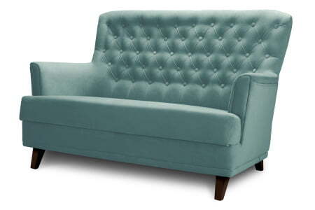 Диван 2-местный Caprize (1620x790x1000) Аквамарин (Аквамарин)