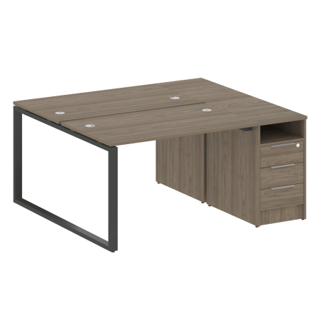 Рабочая станция Metal System Style БО.РС-СТП-2.2 1612x1475x750 (Вяз/Антрацит металл)