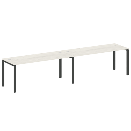 Рабочая станция на 2 раб.места Metal System Style БП.СМ-2.5 3600x720x750 (Дуб Наварра/Антрацит металл)