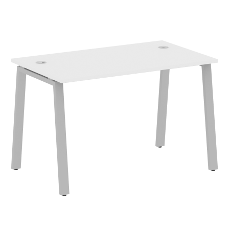 Стол письменный Metal System Style БА.СП-2 1200x720x750 (Белый/Серый металл)