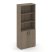 Шкаф высокий широкий SN.STS-101 (796х400х1982) (Антрацит/Тиквуд Светлый)