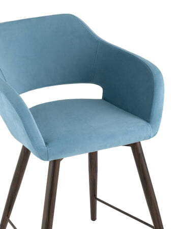 Стул полубарный Саймон велюр пыльно-голубой (Стул полубарный Саймон пыльно-голубой) Стул полубарный Саймон велюр пыльно-голубой (Стул полубарный Саймон пыльно-голубой)