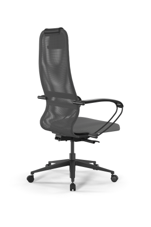 Кресло для руководителя Метта SynchroSit 8 B1-8K - X1+UMF(X1) /Uh00/Wh00/K1bL(M24.B11.G19.W02) (Светло-серый)