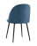Стул Марсель велюр пыльно-синий (Стул Марсель синий)
