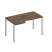 Стол эргономичный левый на металлокаркасе КФ Комфорт КФ К.1137 1400x900x750 (Дуб шамони темныйСерый)