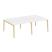 Рабочая станция на деревянных опорах Onix Wood OW.D.RS-4.2.7 2360x1475x750 (Тиквуд Светлый/Дуб Темный) Рабочая станция на деревянных опорах Onix Wood OW.D.RS-4.2.7 2360x1475x750 (Тиквуд Светлый/Дуб Темный)