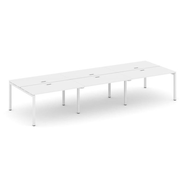 Рабочая станция 2-х сторонняя SN-5P.DRS-064 (4740х1232х750) (Белый/Металл Белый) Рабочая станция 2-х сторонняя SN-5P.DRS-064 (4740х1232х750) (Белый/Металл Белый)