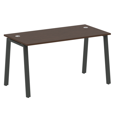 Стол письменный Metal System Style БА.СП-3 1400x720x750 (Венге Цаво/Антрацит металл)