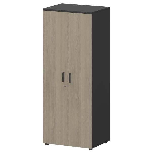 Шкаф для одежды Смарт СМШ-58-6ШД Тип1 792x594x1990 (Графит/Кронберг)