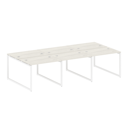 Рабочая станция Metal System Style БО.СМ-6.1 3000x1475x750 (Акация/Антрацит металл)