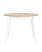 Стол Rondo 100-135*100 дуб/белый (Стол обеденный Rondo светлое дерево)