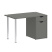 Стол письменный VR.SP-3-118.1 1180x720x750 (Серый)