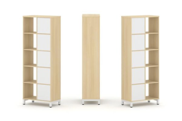 Набор стеллажа 2-х сторонний, 5 ярусов SN.NSD-521 (754х400х1982) (Акация Лорка/Белый/Металл Белый) Набор стеллажа 2-х сторонний, 5 ярусов SN.NSD-521 (754х400х1982) (Акация Лорка/Белый/Металл Белый)