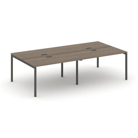 Рабочая станция 2-х сторонняя SN-4P.DRS-054 (3160х1632х750) (Вяз Благородный/Металл Антрацит)