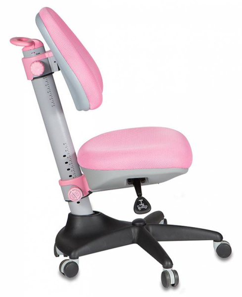 Кресло детское KD-2 розовый TW-13A крестов. пластик (Розовый)