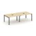 Стол переговорный SN-5P.SPRG-044 (3160х1180х750) (Тиквуд Светлый/Металл Антрацит) Стол переговорный SN-5P.SPRG-044 (3160х1180х750) (Тиквуд Светлый/Металл Антрацит)