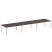 Переговорный стол 3 столешницы Metal System Style БП.ПРГ-3.5 5400x1235x750 (Дуб Наварра/Мокко металл) Переговорный стол 3 столешницы Metal System Style БП.ПРГ-3.5 5400x1235x750 (Дуб Наварра/Мокко металл)