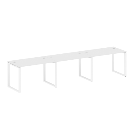 Рабочая станция Metal System Style БО.СМ-3.2 3600x720x750 (Белый/Белый металл)