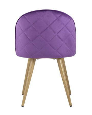 Стул Лион велюр с ромбами лиловый (Стул Лион NEW лиловый)