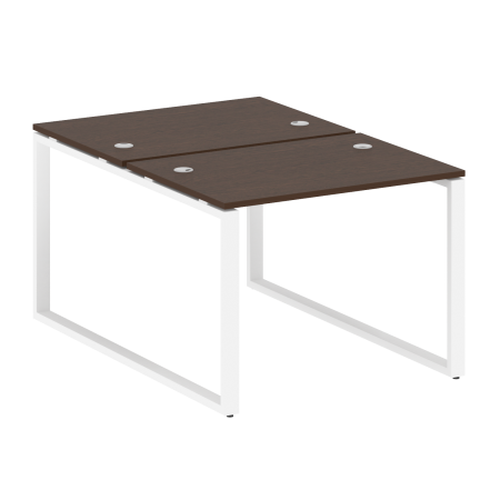 Рабочая станция Metal System Style БО.РАС-СП-2.1 1000x1475x750 (Венге Цаво/Белый металл)