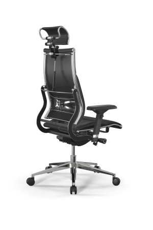 Кресло для руководителя Метта Y 2DM B2-10D - Infinity /Kc06/Nc06/D04P/H2cL-3D(M26.B32.G25.W03) (Черный | Бежевый)