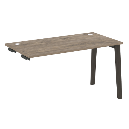 Стол-приставка к опорным элементам на деревянных опорах Onix Wood OW.SPR-3.7 1380x720x750 (Тиквуд Темный/Дуб Темный)