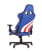Кресло игровое TopChairs Cherokee синее (Геймерское кресло Cherokee синий, белый, красный) Кресло игровое TopChairs Cherokee синее (Геймерское кресло Cherokee синий, белый, красный)