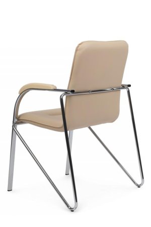 Стул Самба с пластиковыми подлокотниками SMB-03H Бежевый (Бежевый)