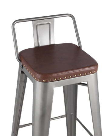 Стул барный TOLIX SOFT серебристый (Стул барный Tolix Soft серебристый)