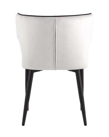 Стул Матео с кантом велюр светло-серый (Стул Матео светло-серый)