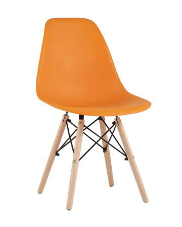 Стул Style DSW оранжевый (Стул Eames оранжевый)