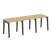 Рабочая станция на деревянных опорах Onix Wood OW.RS-3.0.7 2340x720x750 (Тиквуд Светлый/Дуб Темный) Рабочая станция на деревянных опорах Onix Wood OW.RS-3.0.7 2340x720x750 (Тиквуд Светлый/Дуб Темный)