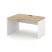 Стол рабочий эргономичный SN-D.SPA-022(L) (1580х800/980х750) (Тиквуд Светлый/Белый) Стол рабочий эргономичный SN-D.SPA-022(L) (1580х800/980х750) (Тиквуд Светлый/Белый)