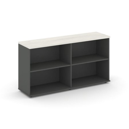 Тумба опорная/приставная SN.TOP-123 (1632х400х750) (Антрацит/Дуб Наварра)