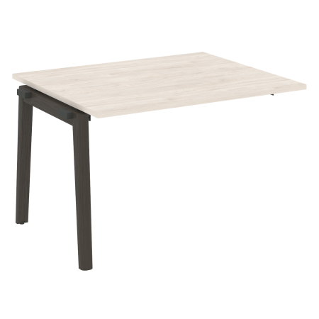 Проходной наборный элемент переговорного стола на деревянных опорах Onix Wood OW.NPRG-2 1180x980x750 (Денвер Светлый/Дуб Темный)