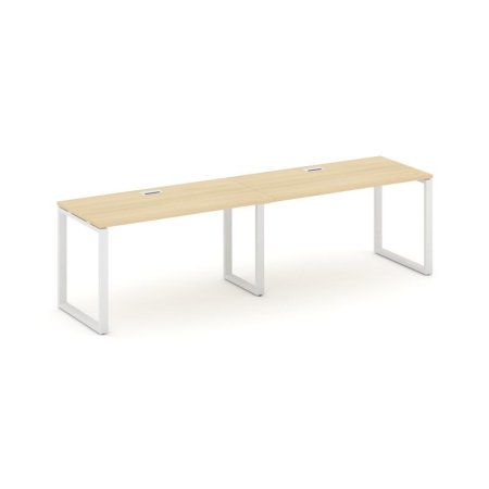 Рабочая станция 1 сторонняя SN-6O.ORS-014 (3160х700х750) (Акация Лорка/Металл Белый)