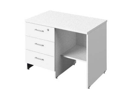 Греденция левая Public comfort metal С-291л 826x500x600 (Белый)