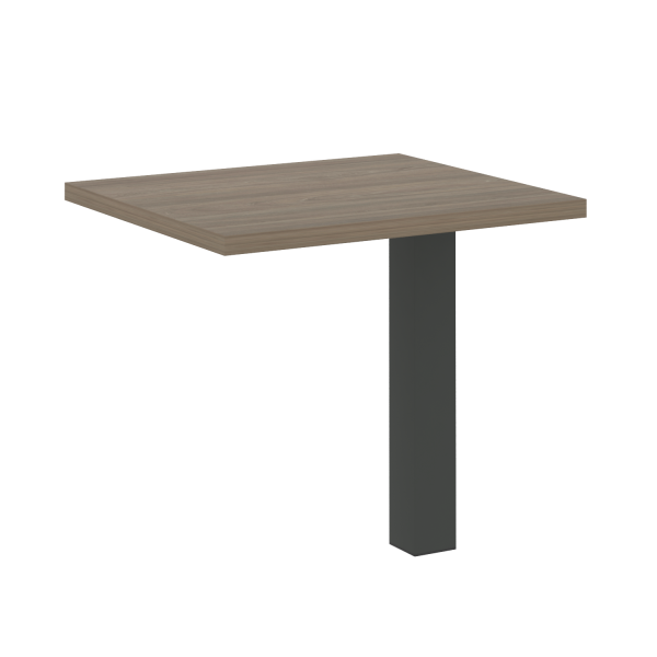 Брифинг-приставка с опорой LT.BR-1 (Вяз Благородный/Антрацит металл)