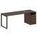 Рабочая станция Metal System Style БО.РС-СТП1.4 1812x720x750 (Дуб Наварра/Серый металл) Рабочая станция Metal System Style БО.РС-СТП1.4 1812x720x750 (Дуб Наварра/Серый металл)