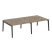 Рабочая станция на деревянных опорах Onix Wood OW.D.RS-4.3.7 2760x1475x750 (Тиквуд Светлый/Дуб Темный) Рабочая станция на деревянных опорах Onix Wood OW.D.RS-4.3.7 2760x1475x750 (Тиквуд Светлый/Дуб Темный)