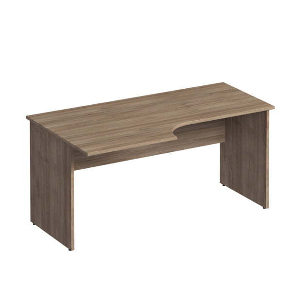 Стол эргономичный левый Комфорт К 133 1600x900x750 (Дуб шамони темный) Стол эргономичный левый Комфорт К 133 1600x900x750 (Дуб шамони темный)