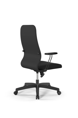 Кресло для руководителя Метта Sit 8 B2-10T - UMF(X1) /Uh02/Wh00/T1bp-b(M09.B02.G15.W01) (Темно-серый | Черный)