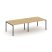 Стол переговорный SN-4P.SPRG-044.3 (3160х1180х750) (Тиквуд Светлый/Металл Антрацит) Стол переговорный SN-4P.SPRG-044.3 (3160х1180х750) (Тиквуд Светлый/Металл Антрацит)