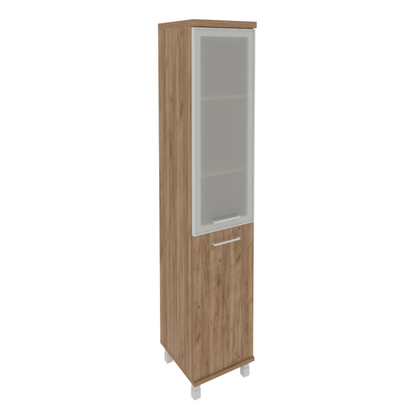 Шкаф First KSU-1.2R Лев 400x430x2060 (Дуб Табак) Шкаф First KSU-1.2R Лев 400x430x2060 (Дуб Табак)