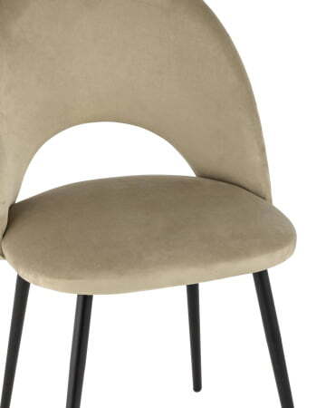 Стул Меган велюр капучино (Стул Меган капучино)