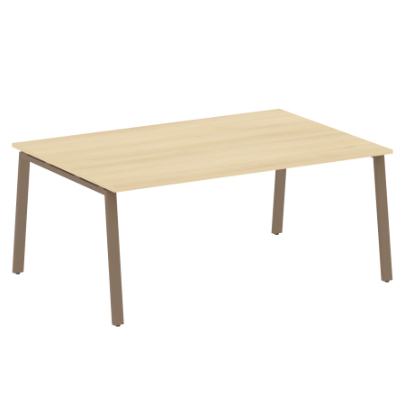 Стол для переговоров (1 столешница) на А-образном м/к Metal System Style БА.ПРГ-1.5 1800x1235x750 (Акация/Мокко металл)
