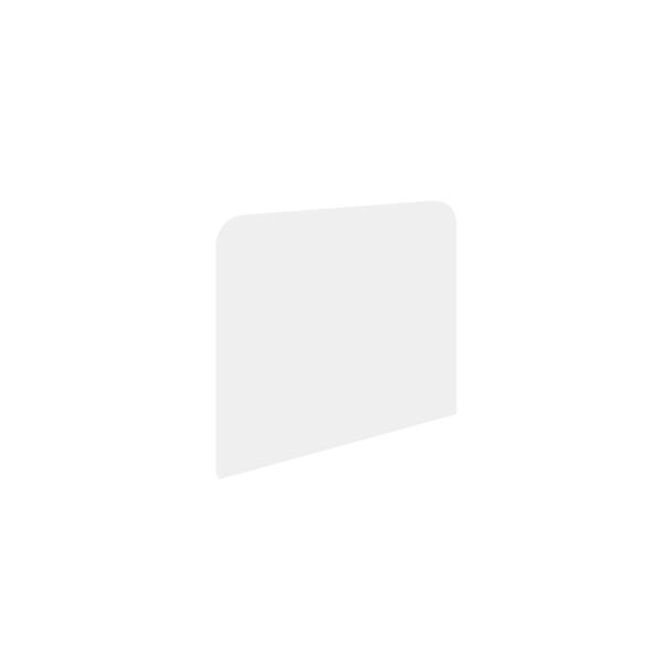 Экран для столов С.СП-1, С-СП-1.1 Slim С.ЭКР-1 510x435x18 (Белый)