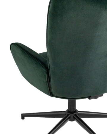 Кресло Филадельфия велюр изумрудный ножка черная (Стул-кресло Филадельфия изумрудный)
