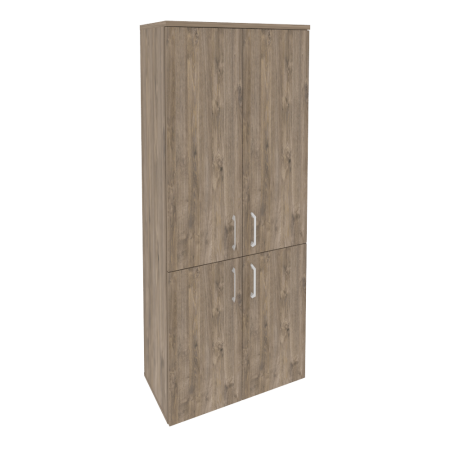Шкаф высокий широкий Onix O.ST-1.3 800x420x1977 (Тиквуд Темный)